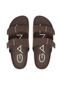GANT - Gant Klapki 32634299 Brązowy. Kolor: brązowy. Materiał: skóra #6