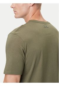 Under Armour T-Shirt UA SPORTSTYLE LC SS 1326799 Khaki Regular Fit. Kolor: brązowy. Materiał: bawełna #4