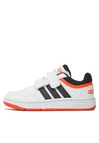Adidas - adidas Sneakersy Hoops 3.0 Cf C IG6106 Biały. Kolor: biały. Materiał: skóra