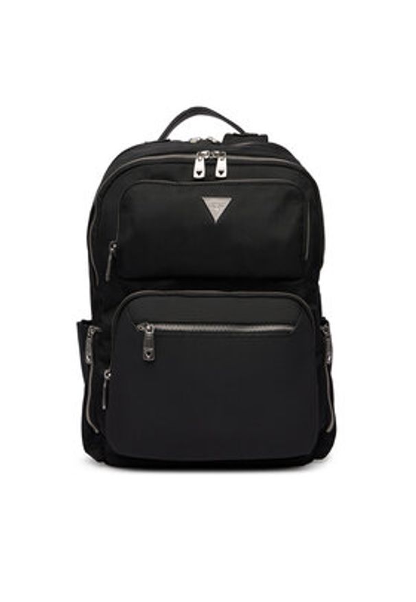 Guess Plecak HMBEHN P5445 Czarny. Kolor: czarny. Materiał: skóra