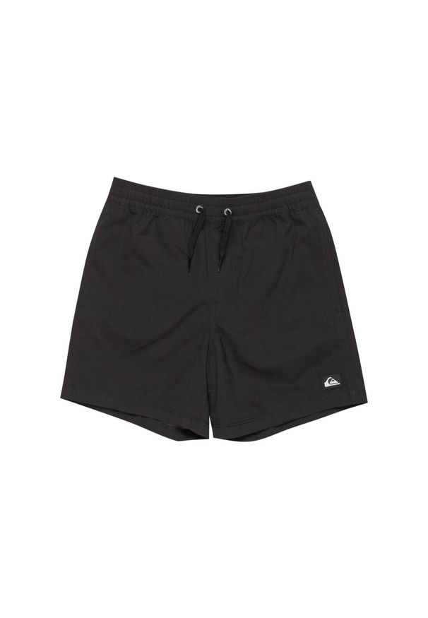Quiksilver - Szorty kąpielowe EVERYDAY SOLID VOLLEY. Kolor: czarny. Materiał: poliester