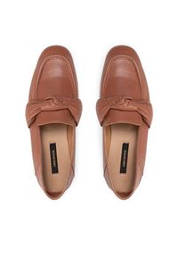 Gino Rossi - GINO ROSSI Loafersy 7311 Brązowy. Kolor: brązowy. Materiał: skóra #4