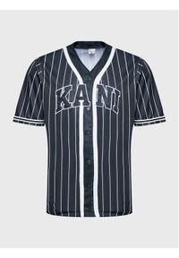 Karl Kani T-Shirt Serif Pinstripe Baseball 6033360 Czarny Relaxed Fit. Kolor: czarny. Materiał: syntetyk