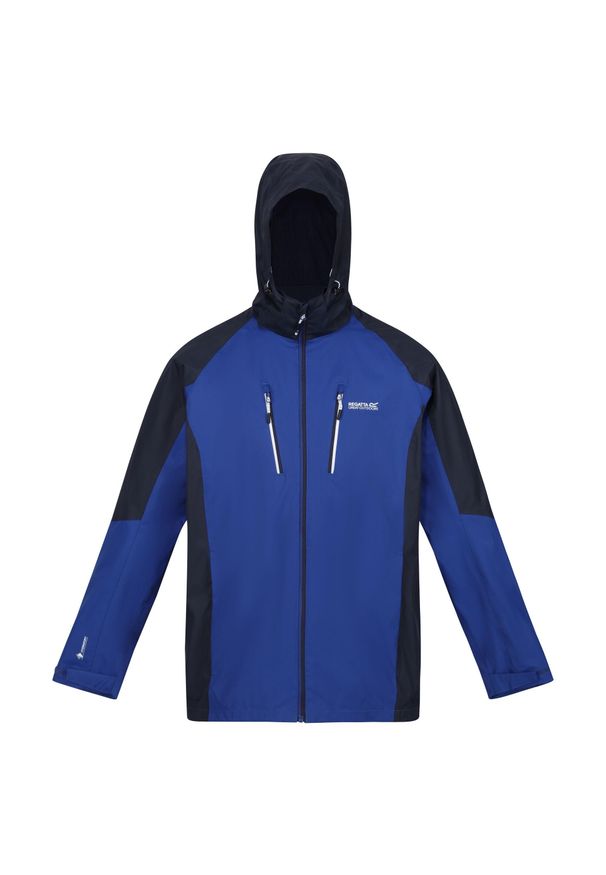 Regatta - Męska Kurtka Zimowa Przeciwdeszczowa Calderdale. Kolor: niebieski. Sezon: zima. Sport: turystyka piesza