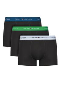 TOMMY HILFIGER - Tommy Hilfiger Komplet 3 par bokserek UM0UM02763 Czarny. Kolor: czarny. Materiał: bawełna #10