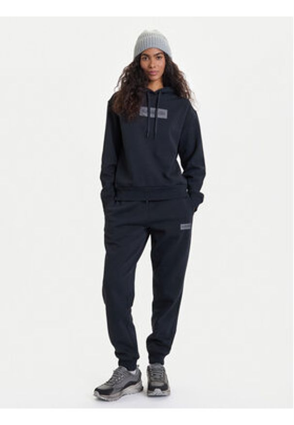 Napapijri Bluza B-Box NP0A4HYQ Czarny Regular Fit. Kolor: czarny. Materiał: bawełna