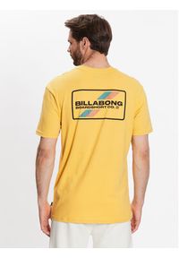 Billabong T-Shirt Walled ABYZT01700 Żółty Regular Fit. Kolor: żółty. Materiał: bawełna #5