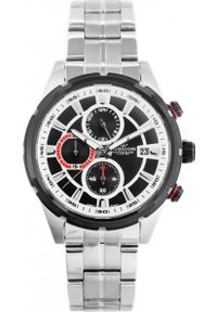 Zegarek Rubicon ZEGAREK MĘSKI RUBICON RNDE09 (zr101b) chronograf szafirowe szkło. Kolor: niebieski #1