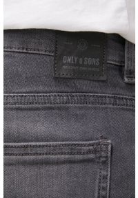 Only & Sons jeansy Draper męskie. Kolor: szary