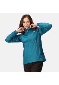 Regatta - Damska kurtka trekkingowa kieszonkowa Pack It Jacket III. Kolor: niebieski, wielokolorowy, turkusowy. Materiał: poliamid. Sport: turystyka piesza #1