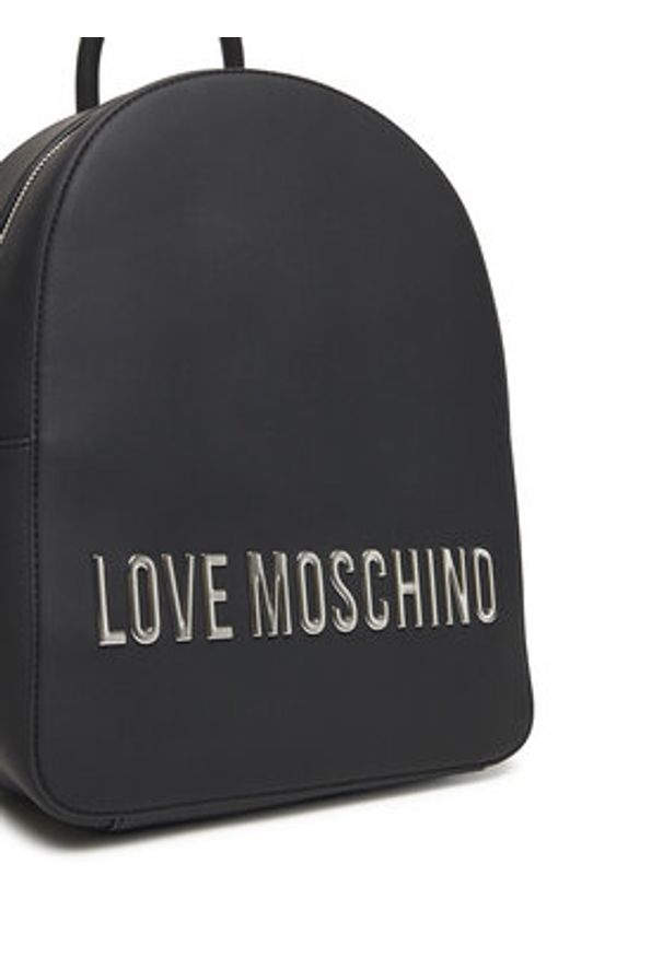 Love Moschino - LOVE MOSCHINO Plecak JC4193PP0NKD000B Czarny. Kolor: czarny. Materiał: skóra