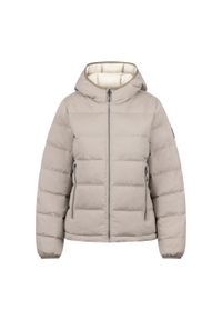 TRESPASS - Damska Kurtka Z Kapturem Rollins. Typ kołnierza: kaptur. Kolor: beżowy. Sport: turystyka piesza #1