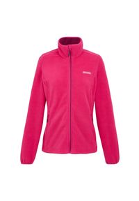 Regatta - Damski Polar Z Suwakiem Floreo IV. Kolor: różowy, fioletowy. Materiał: polar. Sezon: zima. Sport: turystyka piesza #1