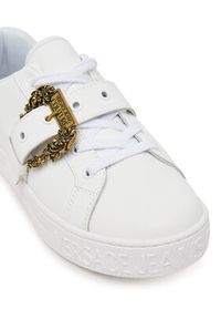 Versace Jeans Couture Sneakersy 79VA3SK9 Biały. Kolor: biały. Materiał: skóra #5