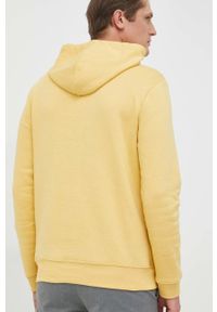 GAP bluza męska kolor żółty z kapturem z aplikacją. Typ kołnierza: kaptur. Kolor: żółty. Materiał: poliester. Wzór: aplikacja #4