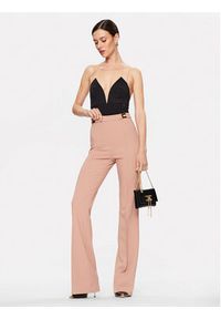 Elisabetta Franchi Body BO-008-36E2-V200 Czarny Slim Fit. Kolor: czarny. Materiał: syntetyk #4