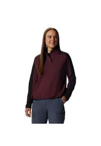 MOUNTAIN HARDWEAR - Damski sweter z golfem Mountain Hardwear Camplife. Typ kołnierza: golf. Kolor: czerwony. Sport: golf