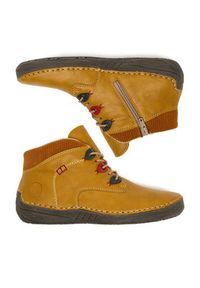 Rieker Trzewiki 52544-68 Żółty. Kolor: żółty. Materiał: materiał, syntetyk #6