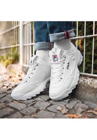 Fila Sneakersy Disruptor Low 1010262.1FG Biały. Kolor: biały. Materiał: skóra #4