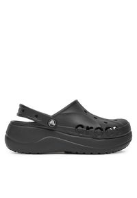 Klapki Crocs. Kolor: czarny. Obcas: na platformie