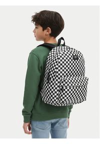 Vans Plecak Old Skool Grom Check VN000J3KY281 Czarny. Kolor: czarny. Materiał: poliester #4