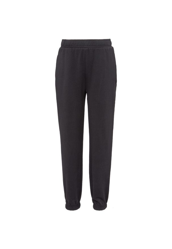 ZOOPLEMENTS - Spodnie dresowe dziecięce LOAP Dogaran, czarne, 122-128. Okazja: na uczelnię. Kolor: czarny. Materiał: dresówka