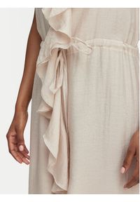 Guess Sukienka koktajlowa W6GK87 W2111 Beżowy jasny Regular Fit. Kolor: beżowy. Materiał: syntetyk. Styl: wizytowy #2