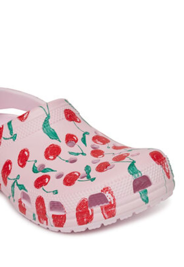 Crocs Klapki Classic Fresh Fruits Clog 211008 Różowy. Kolor: różowy