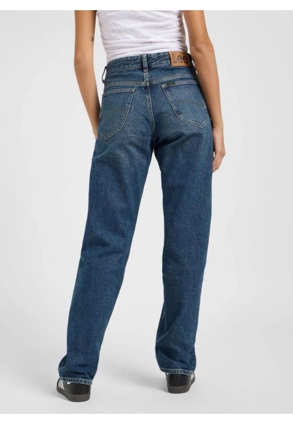 Lee - DAMSKIE SPODNIE LEE RIDER LOOSE DARK RETREAT 112363799
