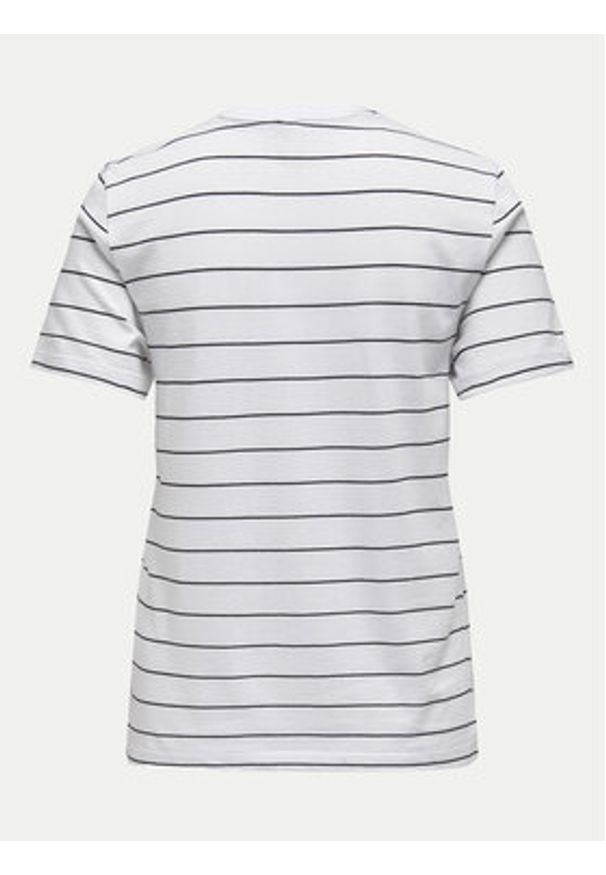 only - ONLY T-Shirt Kita 15332698 Biały Regular Fit. Kolor: biały. Materiał: bawełna