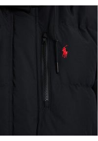 Polo Ralph Lauren Płaszcz zimowy 211941005002 Czarny Regular Fit. Typ kołnierza: polo. Kolor: czarny. Materiał: syntetyk. Sezon: zima #6