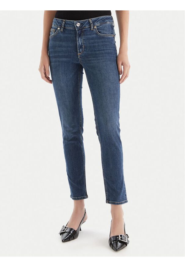 Liu Jo Jeansy UF5035 D0236 Granatowy Slim Fit. Kolor: niebieski
