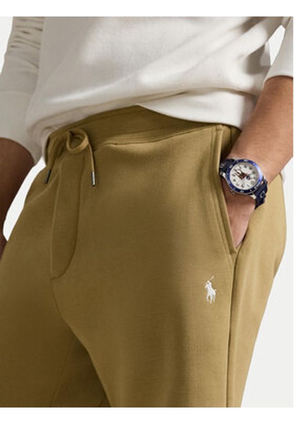 Polo Ralph Lauren Szorty sportowe 710881520503 Beżowy Regular Fit. Kolor: beżowy. Materiał: bawełna. Styl: sportowy