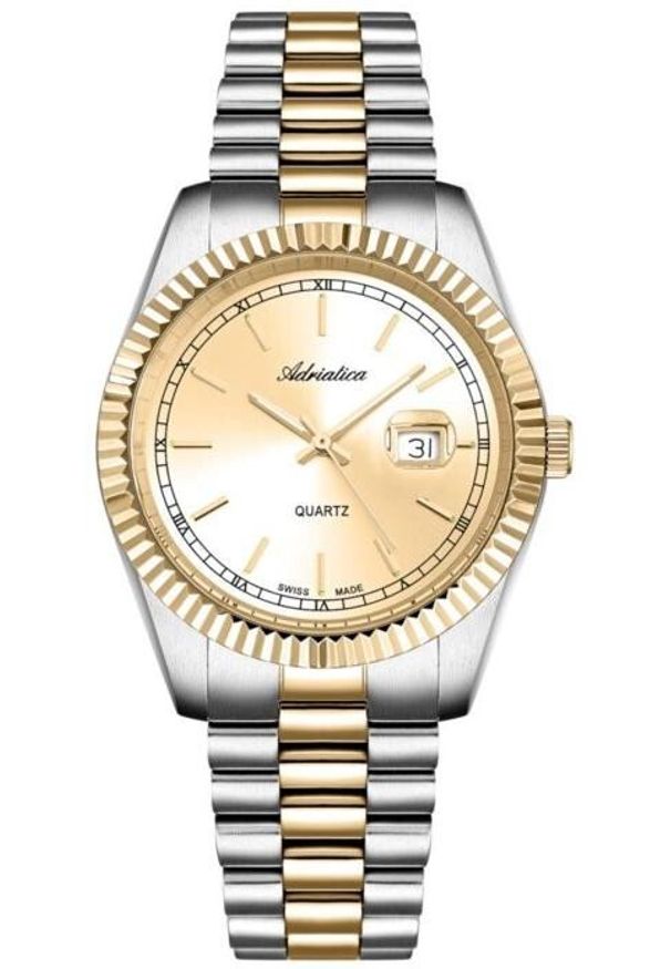 Zegarek damski Adriatica A3090.2111QXL srebrny. Kolor: srebrny