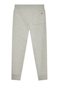 TOMMY HILFIGER - Tommy Hilfiger Spodnie dresowe Essential KS0KS00214 Szary Regular Fit. Kolor: szary. Materiał: bawełna #3
