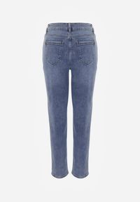Renee - Jasnoniebieskie Jeansy z Bawełną o Fasonie Mom Fit Qastorea. Kolor: niebieski. Styl: klasyczny, street, elegancki #4