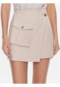 Herskind Spódnica mini Caroline 5012993 Beżowy Regular Fit. Kolor: beżowy. Materiał: syntetyk #1