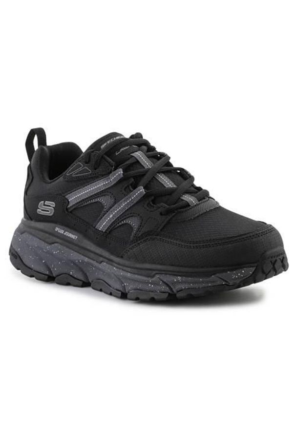 skechers - Buty do chodzenia męskie Skechers D-lux Journey. Zapięcie: sznurówki. Kolor: czarny. Materiał: syntetyk, materiał. Szerokość cholewki: normalna. Sport: turystyka piesza