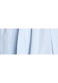 TOP SECRET - Bawełniana sukienka midi z paskiem w talii. Kolor: biały. Materiał: bawełna. Długość rękawa: na ramiączkach. Wzór: paski. Sezon: lato. Styl: wakacyjny. Długość: midi #5