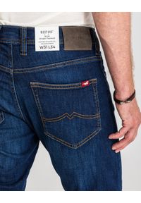 Męskie Spodnie Jeansowe Mustang Style Oregon Tapered Denim Blue 1017123 5000 882 #9