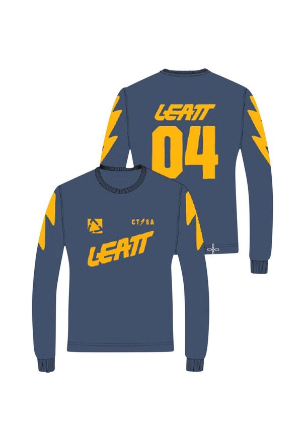Bluzka LEATT Long Shirt Core. Kolor: niebieski. Sport: kolarstwo