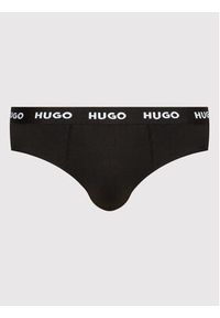 Hugo Komplet 3 par slipów 50469763 Czarny. Kolor: czarny. Materiał: bawełna #3