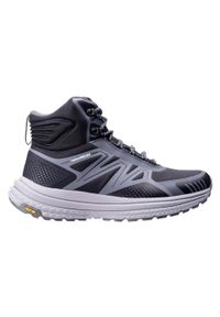 Elbrus - Męskie Buty Do Chodzenia Lavami Mid Cut. Kolor: czarny, szary, wielokolorowy. Sport: turystyka piesza