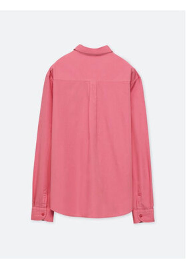 Americanos Koszula Unisex Memphis Różowy Relaxed Fit. Kolor: różowy. Materiał: bawełna