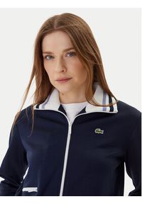 Lacoste Bluza SF5252 Granatowy Regular Fit. Kolor: niebieski. Materiał: bawełna