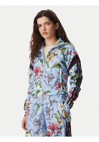 Adidas - adidas Bluza X Frarm Rio House Of Trio Track Top KX0043 Niebieski jasny Regular Fit. Kolor: niebieski. Materiał: syntetyk #1
