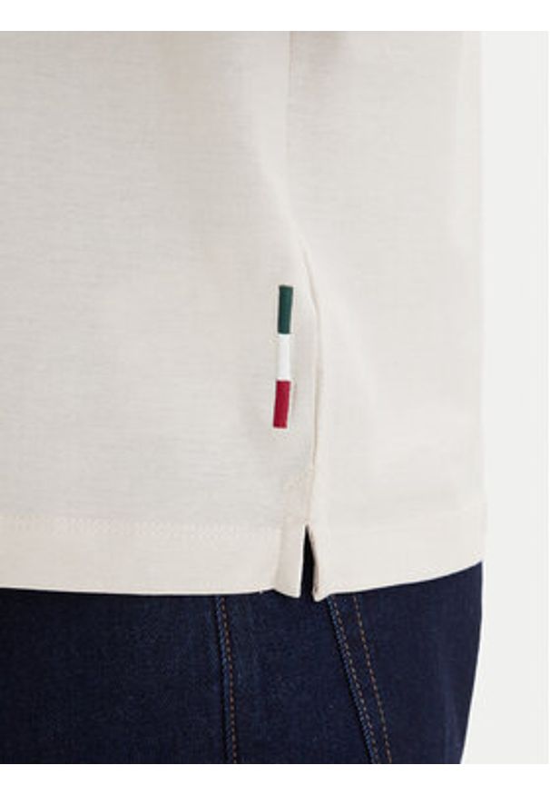 Aeronautica Militare Polo 261PO1917UJ00682 Beżowy Regular Fit. Typ kołnierza: polo. Kolor: beżowy. Materiał: bawełna