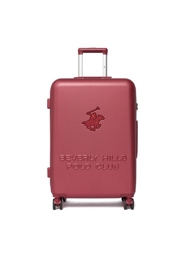 Walizka średnia Beverly Hills Polo Club. Kolor: czerwony