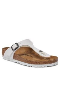 Birkenstock Japonki Gizeh 745531 Biały. Kolor: biały. Materiał: skóra