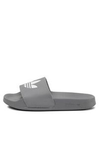 Adidas - adidas Klapki adilette Lite FU7592 Szary. Kolor: szary. Materiał: skóra #5